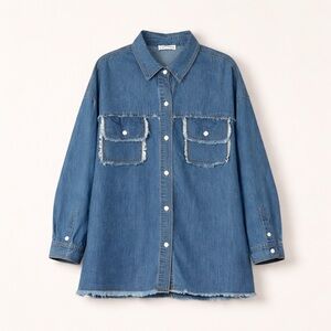 First Love Blue Denim Shirt